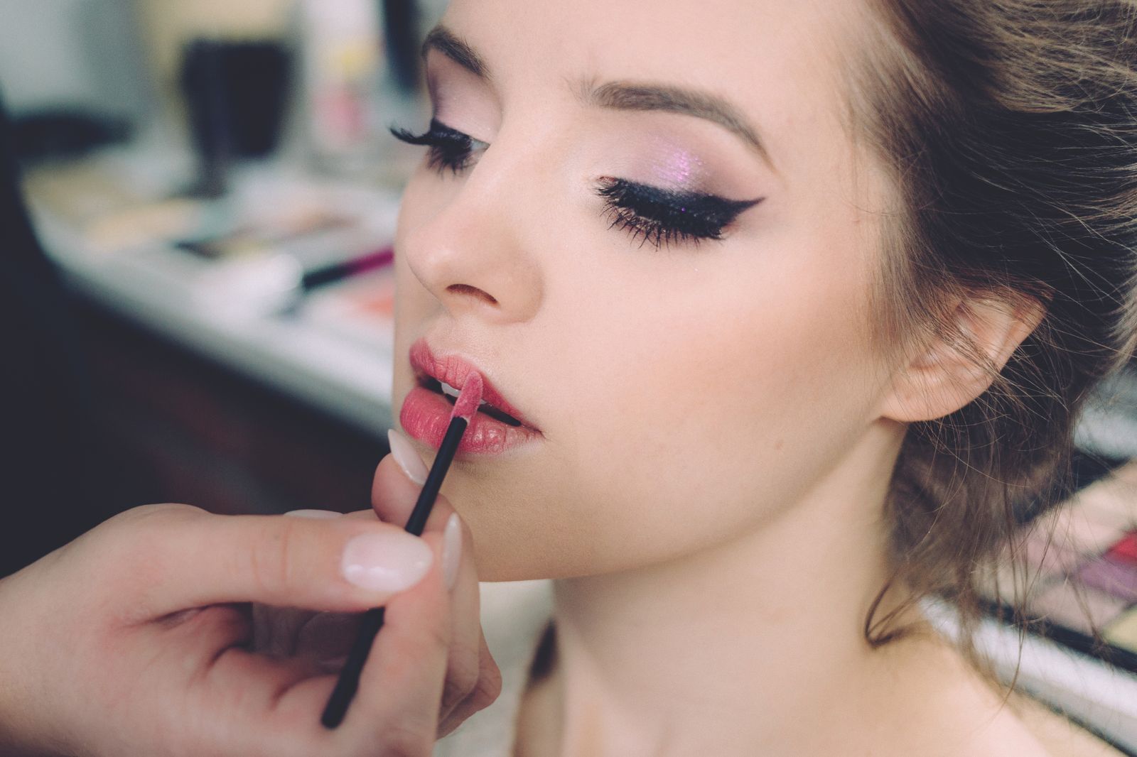 Editorial beauty look