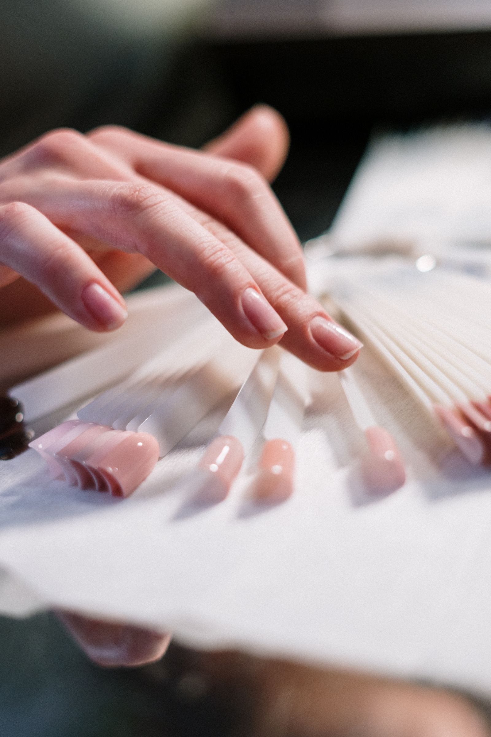 Refined nude manicure